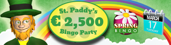 St. Paddy's Bingo Party
