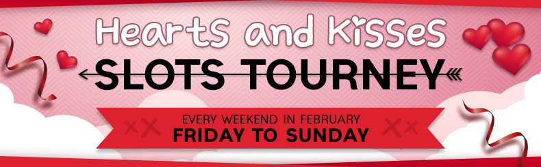 Hearts and Kisses Slots Tourney