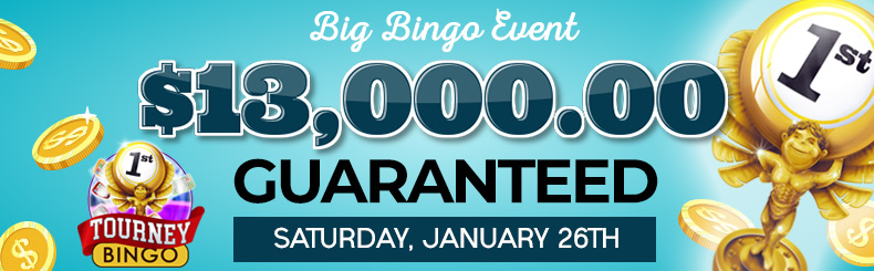 Guaranteed Big Bingo Event