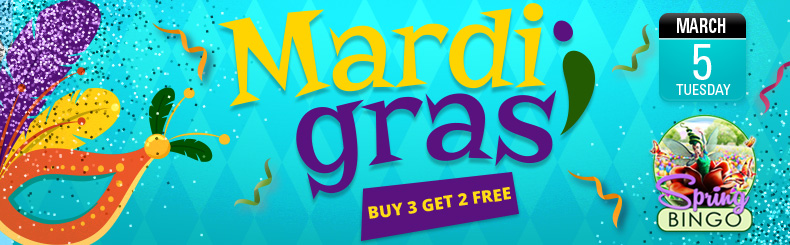 Mardi Gras Bingo