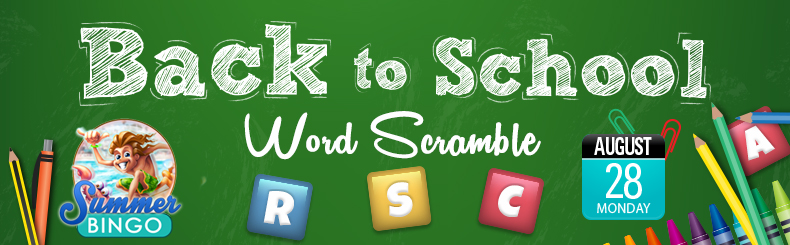 Back to School Word Scramble