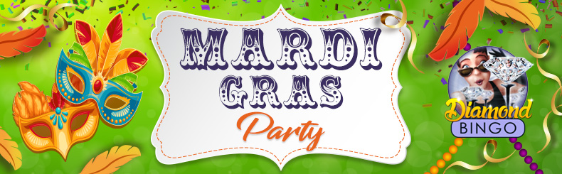 Mardi Gras Bingo Party