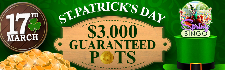 St. Patrick's Day Guaranteed Pots