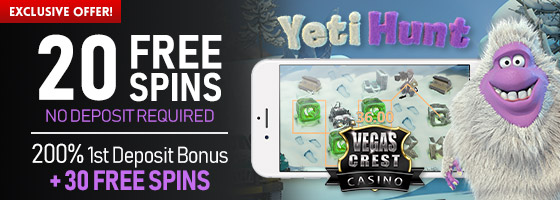 Vegas Crest Casino Exclsuive Offer Vegas Crest Casino Exclsuive Offer