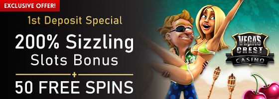 Vegas Crest Casino Exclusive Offer