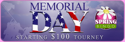 Memorial Day Starting $100 Tourney