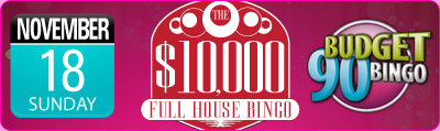 $10,000 Full House Bingo 