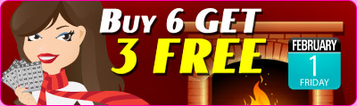 Buy 6 Cards and Get 3 Free!