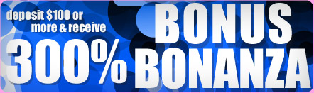 300% Bonus Bonanza 